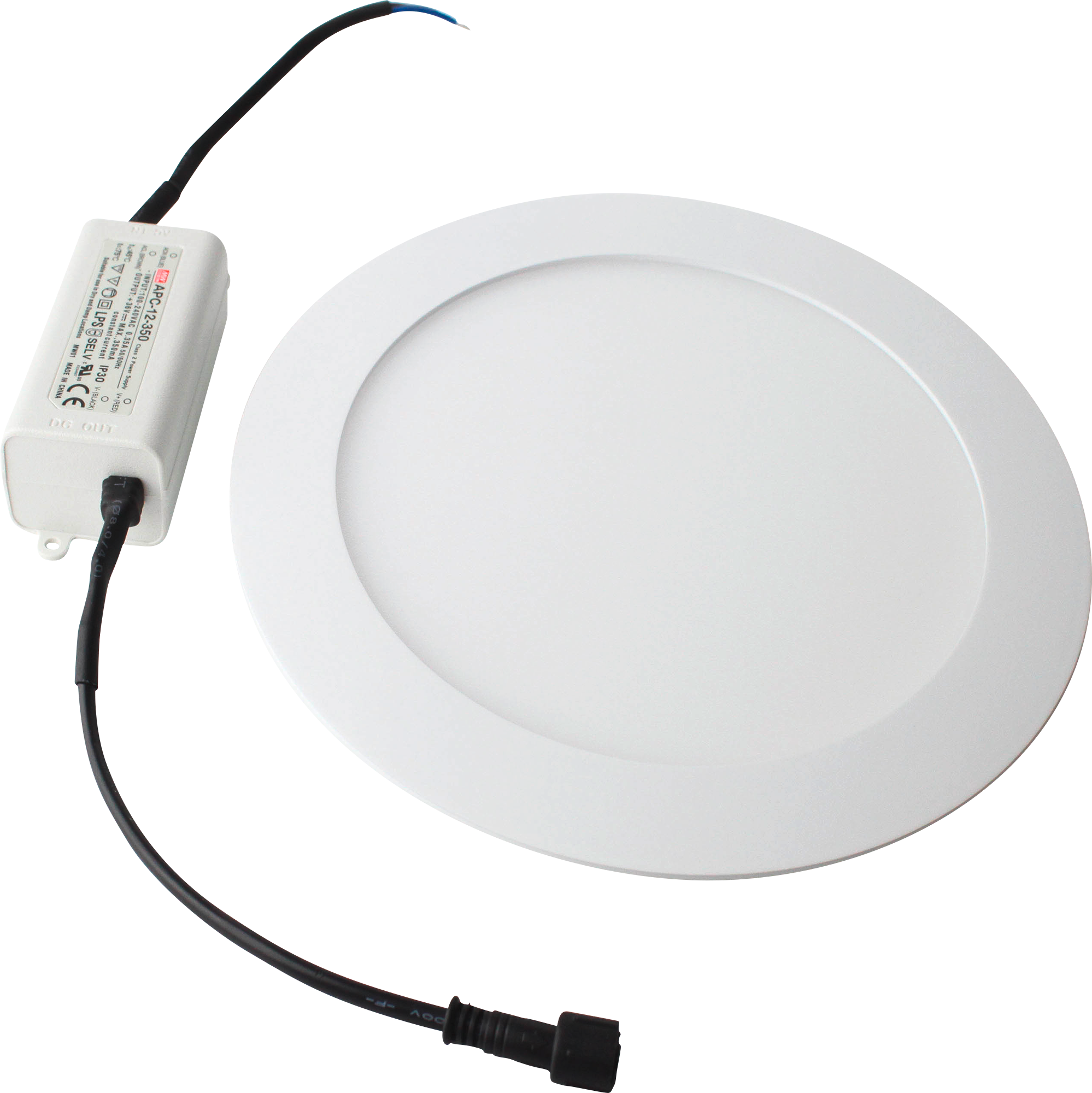 LCC Downlight Flat 16W, 1780lm, 4000K, Bohrung 180mm, Aussend. 200mm