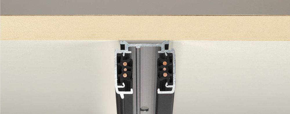 AP-Stromschiene SLV S-TRACK DALI 3-phasig, 4m, schwarz