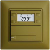 Pulsante RTH INC KNX 1×EDIZIOdue FMI olive, con carta+LED RGB