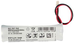 Accu ESYLUX pour SLE/SLF NiMH, 4.8V/1600mAh, 100×30×13mm