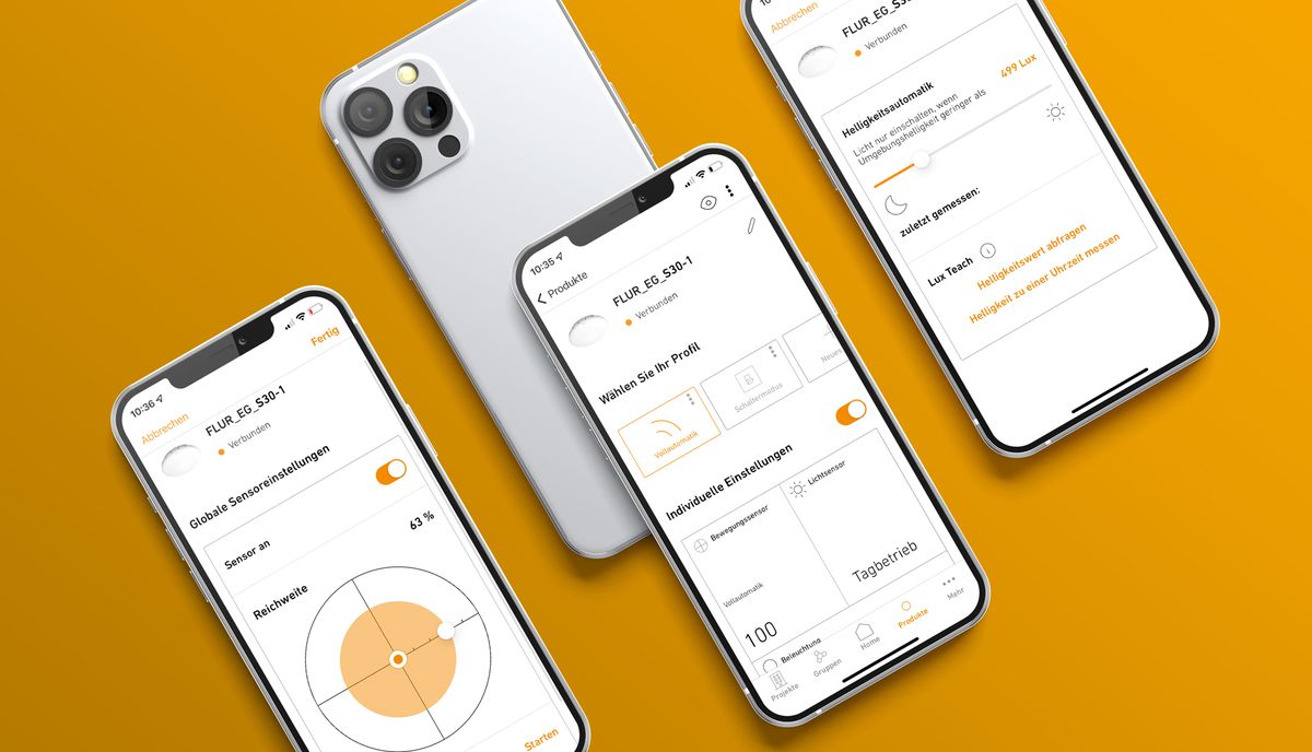 LED-Deckenleuchte Steinel RS PRO S10 SEN 9.1W 979lm 830 weiss 5 Stk