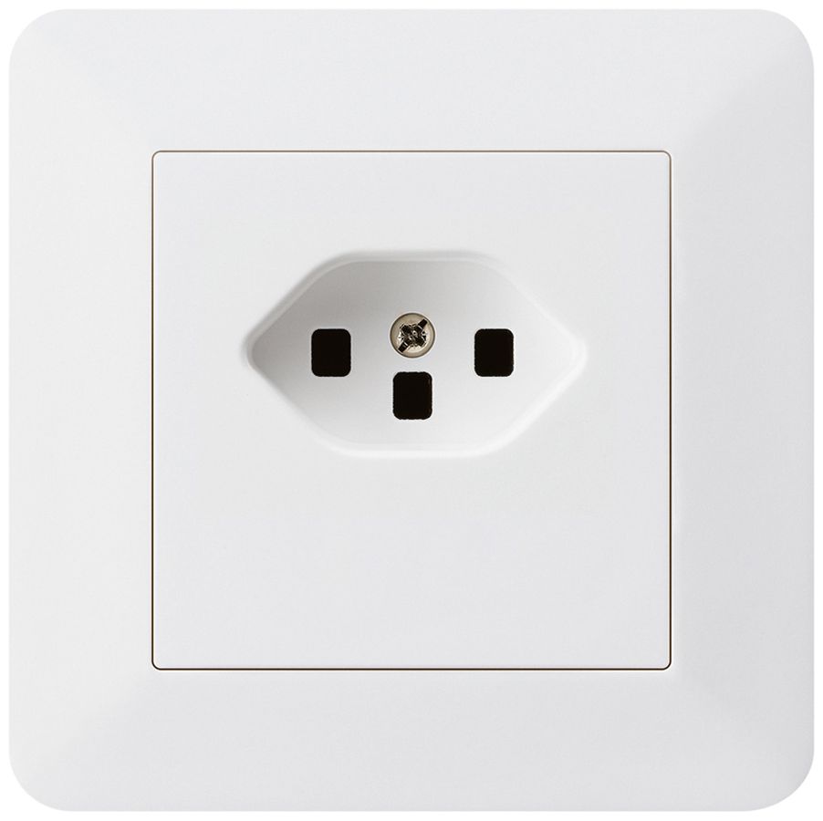 Prise ENC kallysto.trend T23 blanc bornes à vis