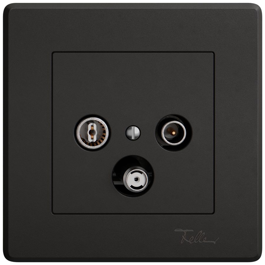 Prise antenne ENC TV-R-SAT EDIZIO.liv SNAPFIX® DB52 prise de dérivation no