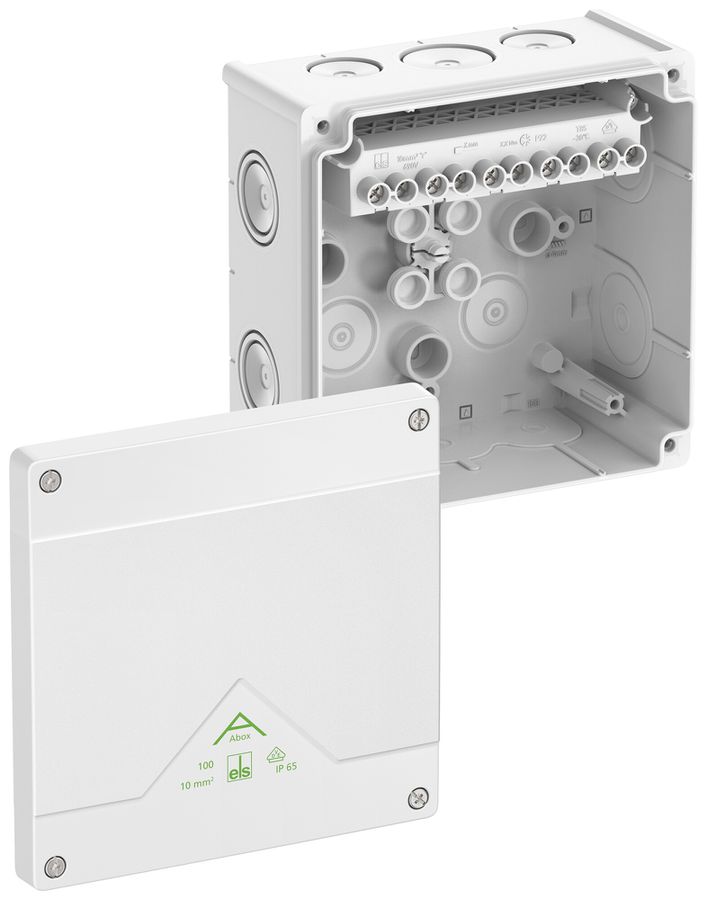 AP-Abzweigdose Spelsberg Abox 100-10²/w 152×152×80mm IP66 ws
