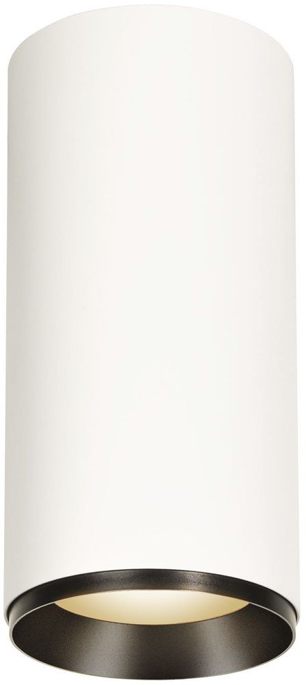 Plafonnier LED SLV NUMINOS CL PHASE XL 36W 3210lm 3000K 60° blanc/noir