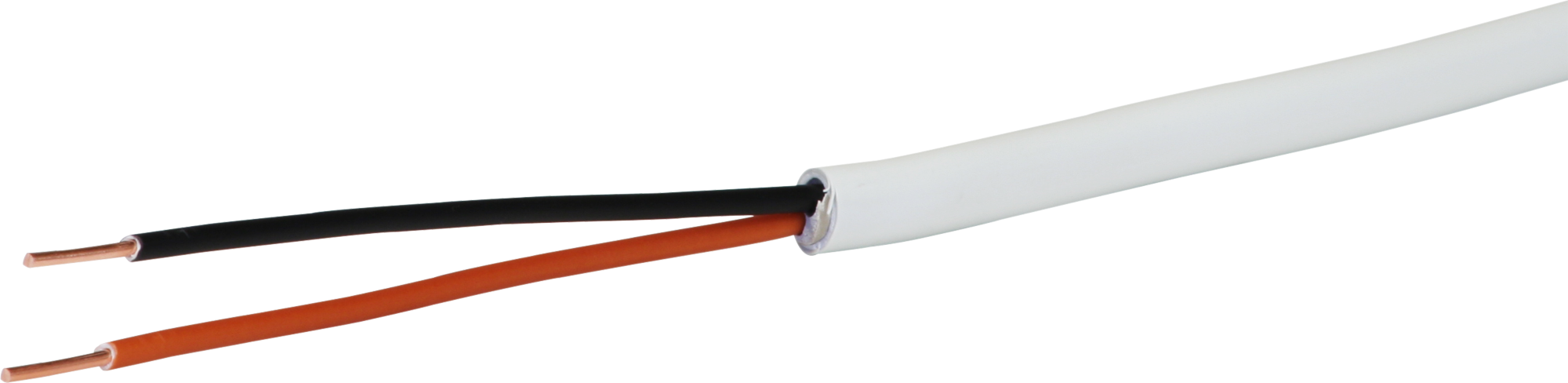 Installationskabel FE0 2×1.5mm² 2L weiss Dca