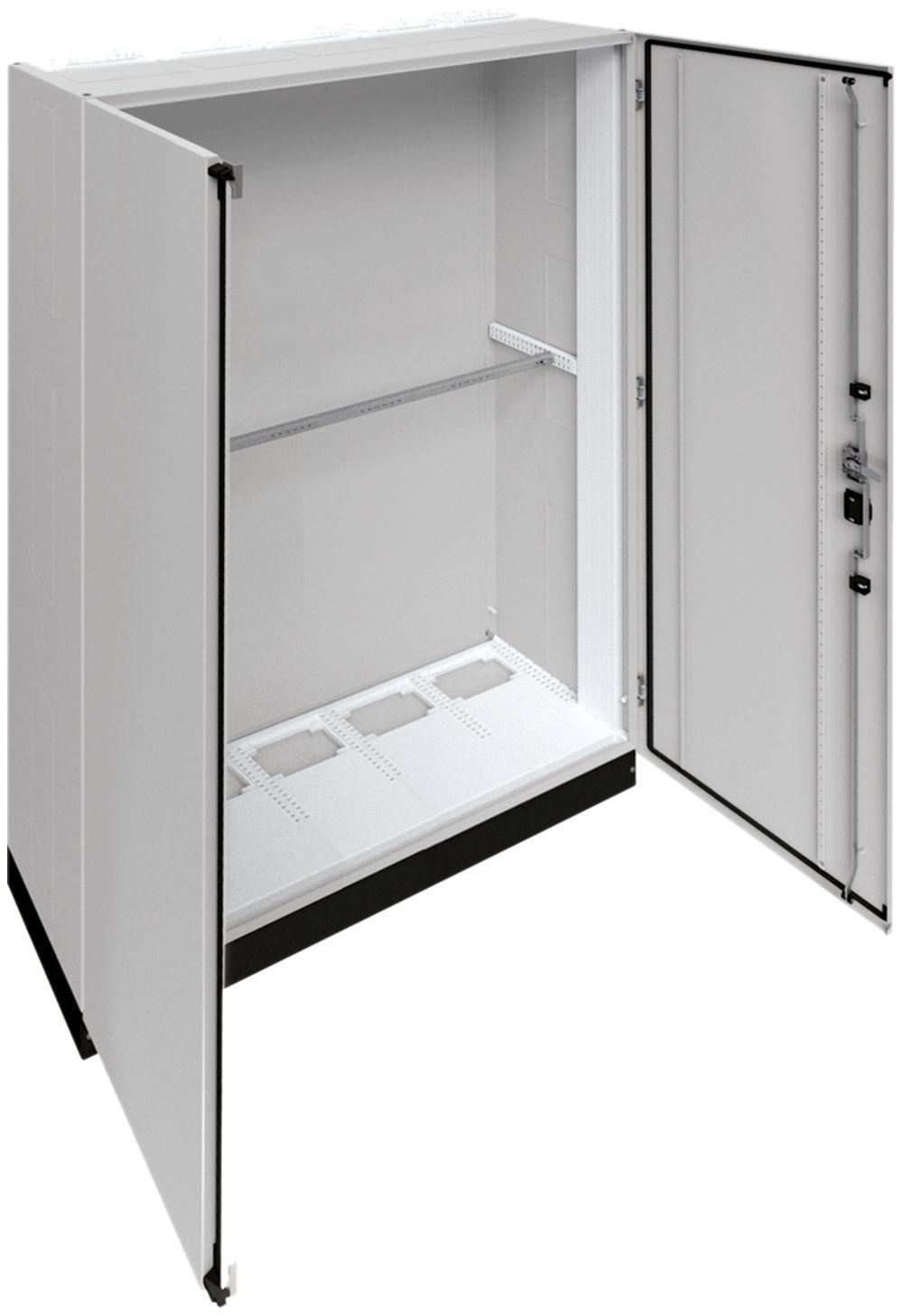 Armoire Hager univers CP I 1850×1300×400mm avec socle 100mm IP55