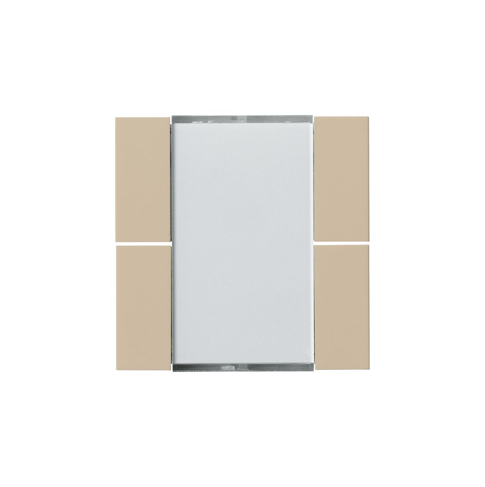 Frontset Hager kallysto 4×KNX beige