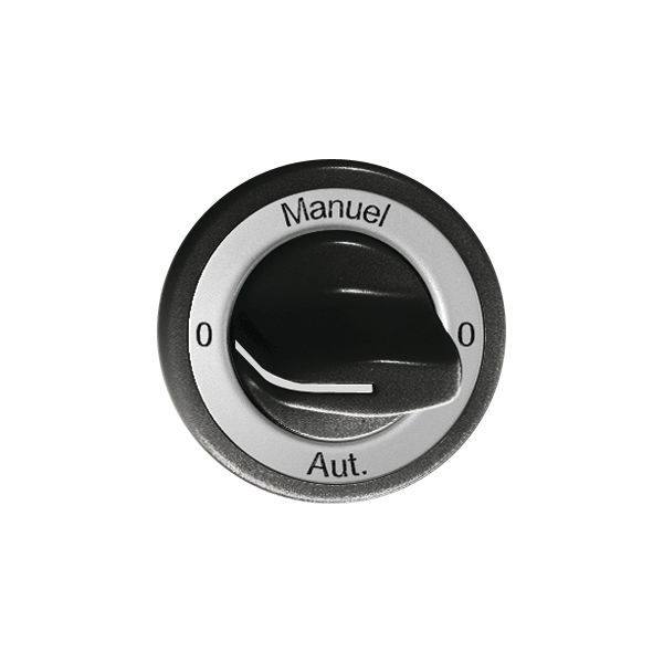 Frontset 0-Auto-0-Main schwarz, für Drehschalter FH