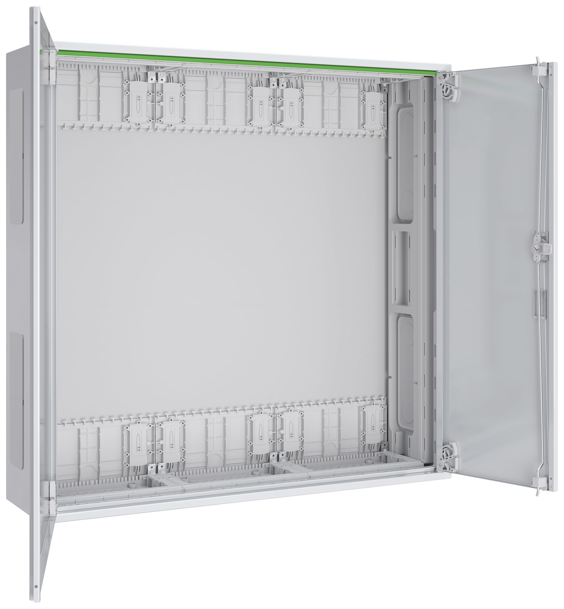 Coffret mural PrismaSeT XL IP44 a.porte 800×800×210mm 3 champs 5 rangées