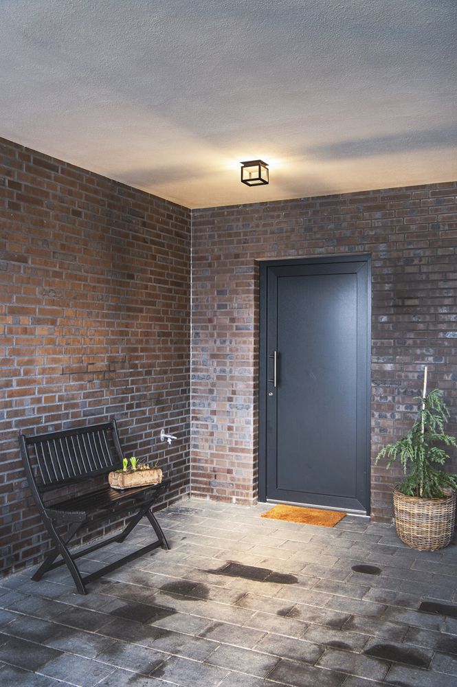 LED-Deckenleuchte SLV QUADRULO LED CL 7.5W 230lm 3000K IP55 Aluminium anthrazit