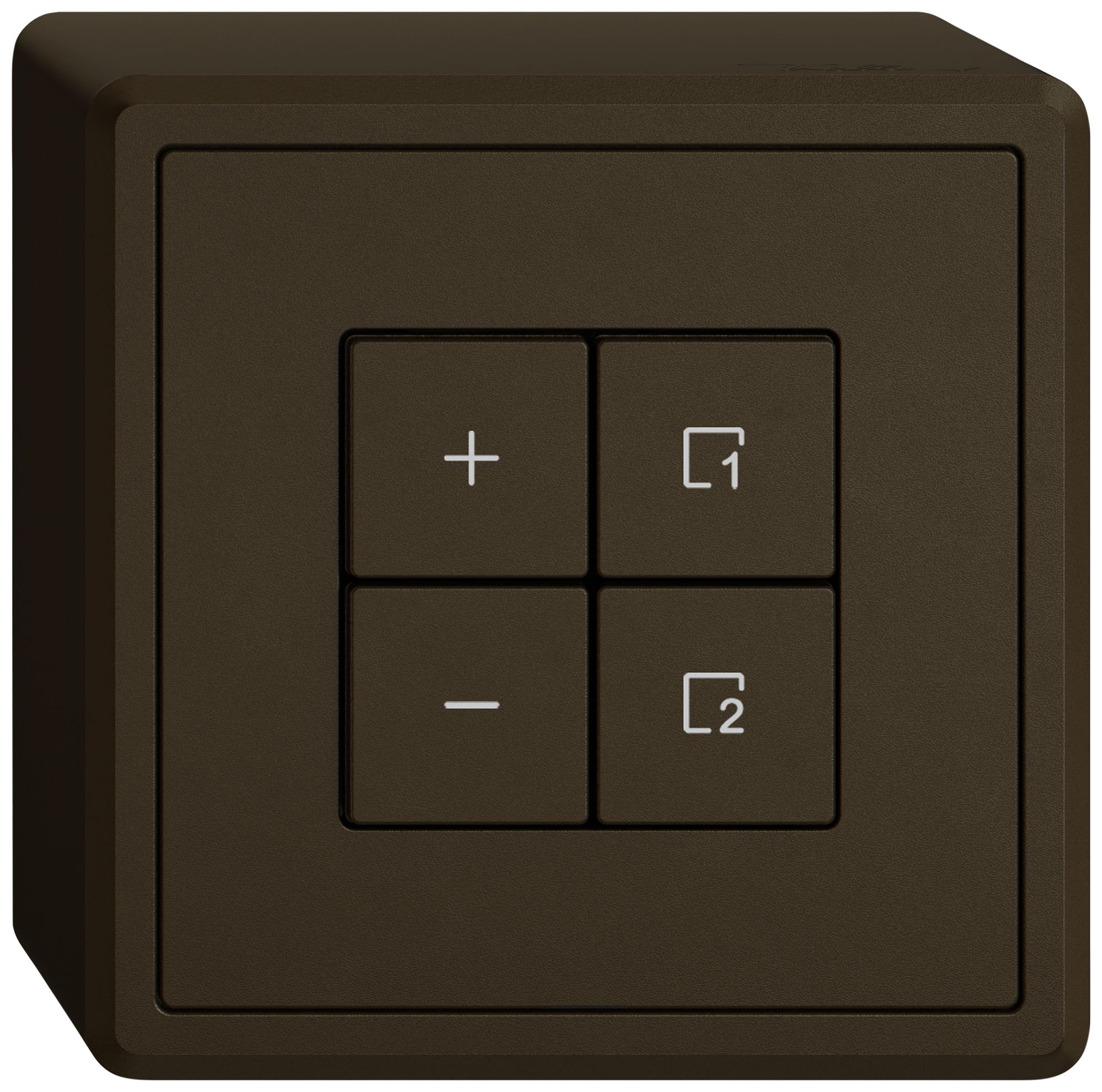 AP-Dimmer Uni-LED EDIZIO.liv Wiser SNAPFIX® 1 Szene 4 Tasten br