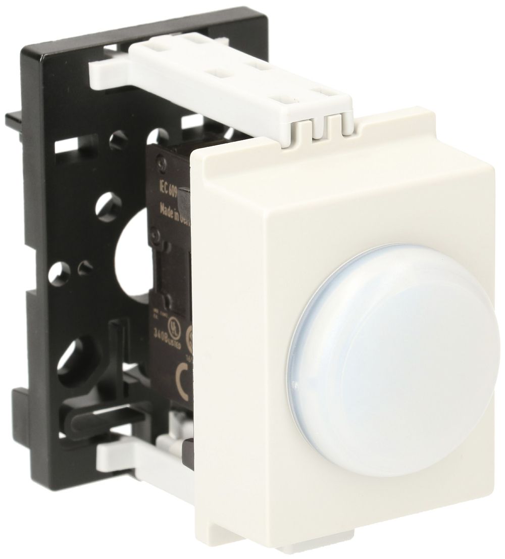 REG-Signallampe K&N, 24VAC/DC, 2TE, Kalotte weiss