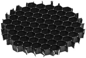 Frangiluce a nido d'api SLV per plafoniera LED INS HORN MAGNA, Ø32mm, nero