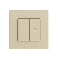 Abdeckset zu Druckschalter 1K Szene/2T Edue Wiser vanille