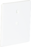 Deckel 115×115mm mit Wählscheibe Ammer weiss