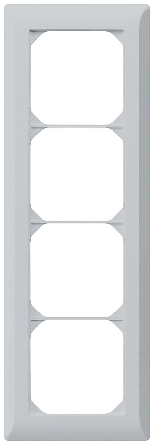 UP-Abdeckrahmen kallysto.line 4×1 hellgrau 92×272mm