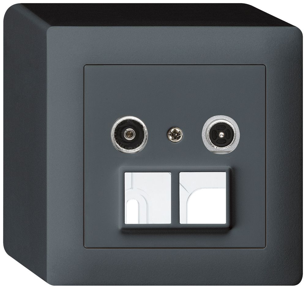 AP-Multimediadose kallysto R/TV 19dB 2GHz anthrazit