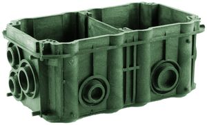 UP-Einlasskasten Bio Ammer I-I dunkelgrün GDP 850°C Agriplast