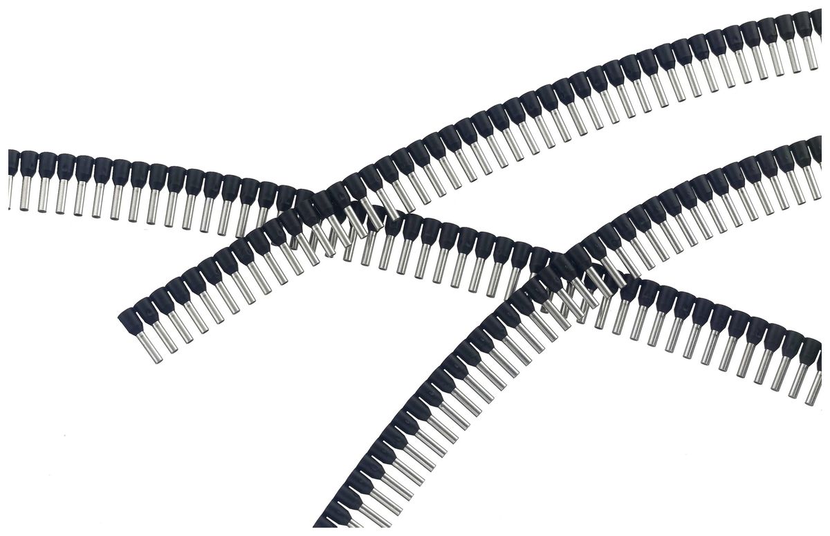 Aderendhülse Ferratec DIN 0.75mm²/8mm isoliert grau 100 Stück Bandware