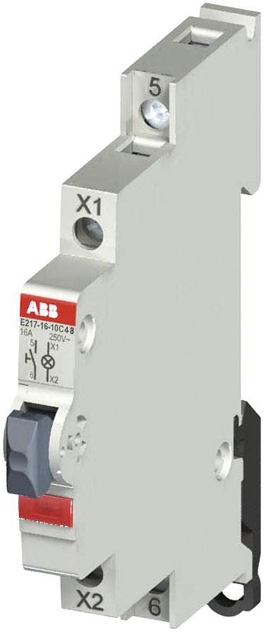 EB-Leuchttaster LED ABB 16A 1No rot