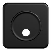 UP-Frontset, STANDARDdue schwarz 90×90mm für Sonnerietaster