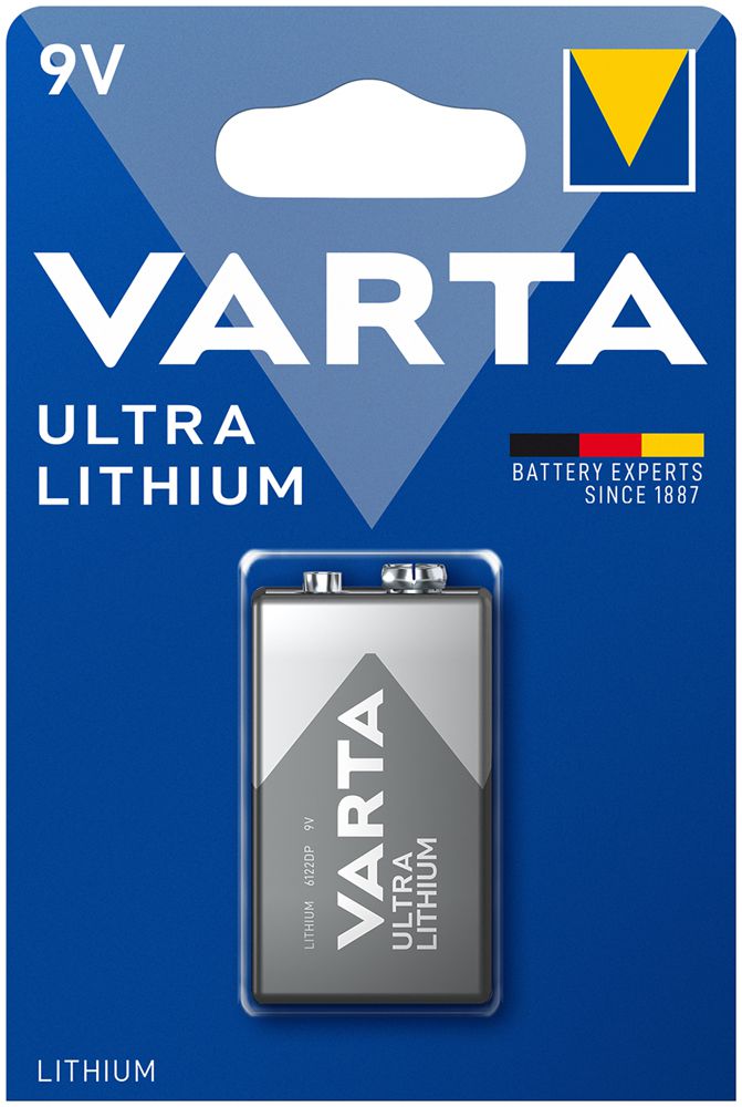 Batterie Lithium VARTA Ultra 9V Blister à 1 Stück