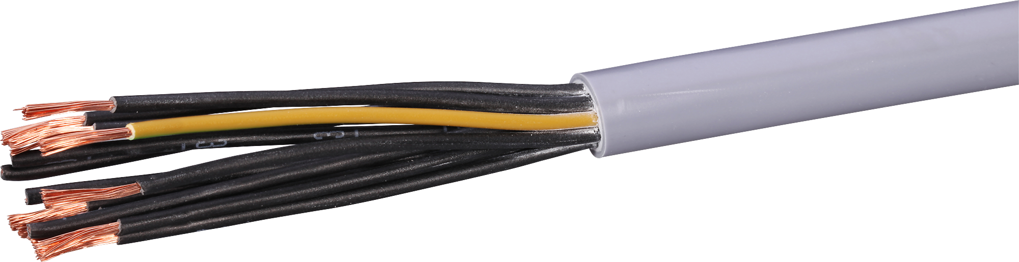 Steuerkabel LiYY 14×1mm² nummeriert grau