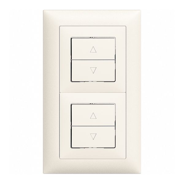 Combi INC EDIZIOdue interr.tappar.+ interr.tappar. bianco verticale