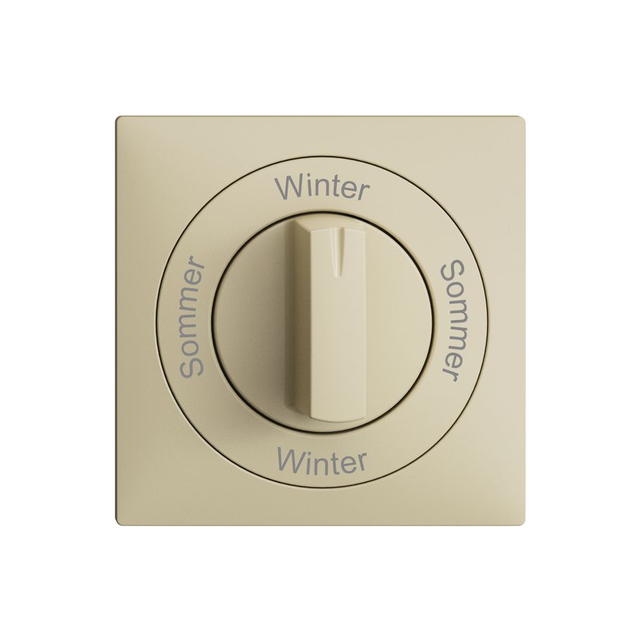 Frontset Sommer-Winter-Sommer-Winter EDIZIOdue 60×60mm vanille