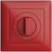 Frontset 0-Tag-0-Nacht EDIZIOdue berry 88×88mm für Drehschalter