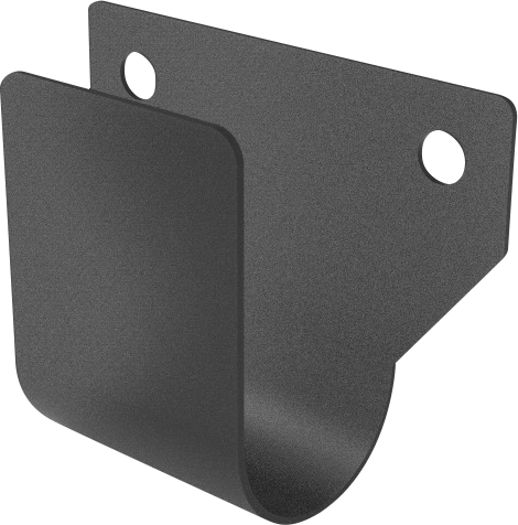 support universel pour le câble de chargement a visser/couleur:gris graphit