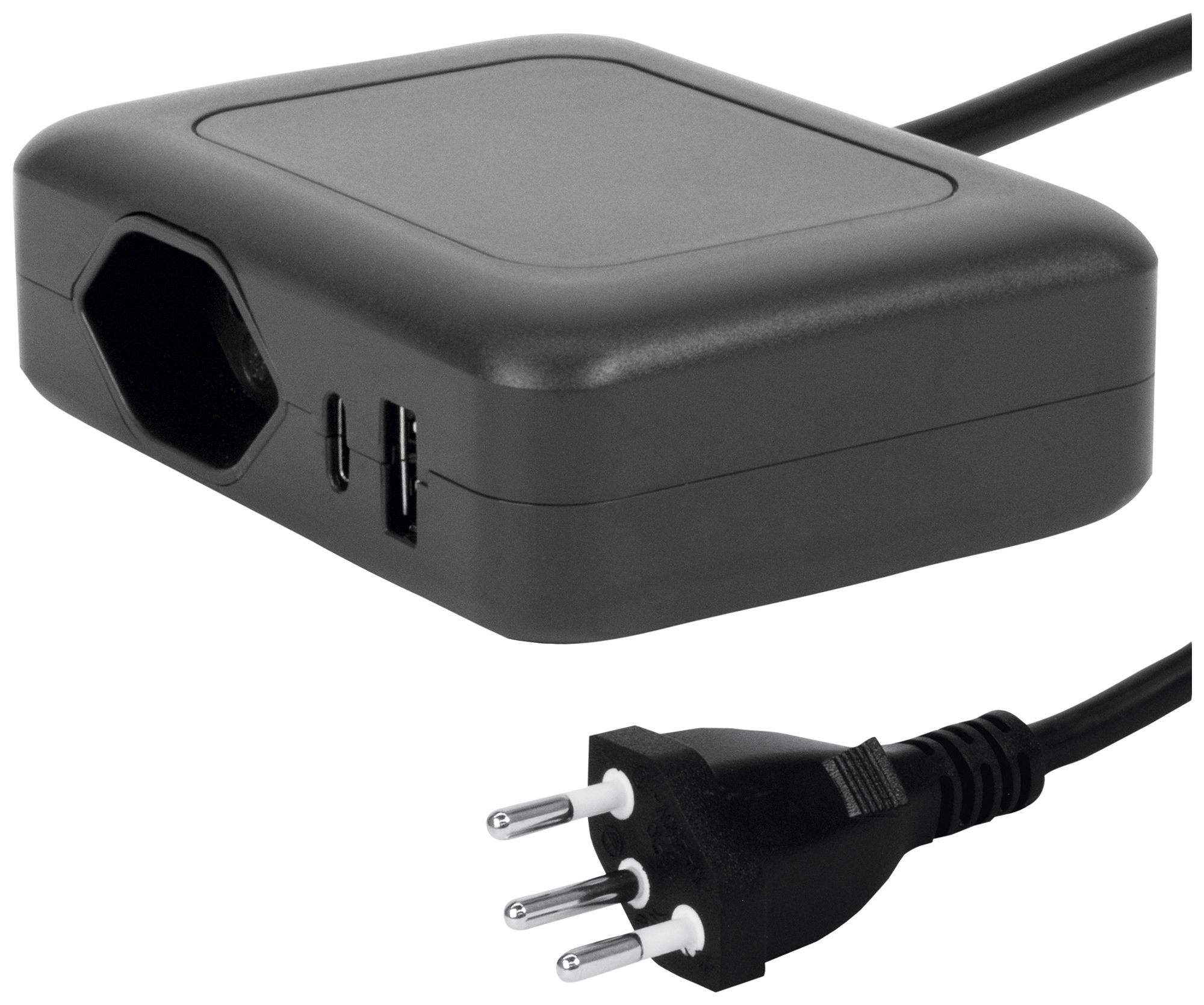 Ladestation Steffen IQ 1×T13 1×USB-A 1×USB-C anthrazit