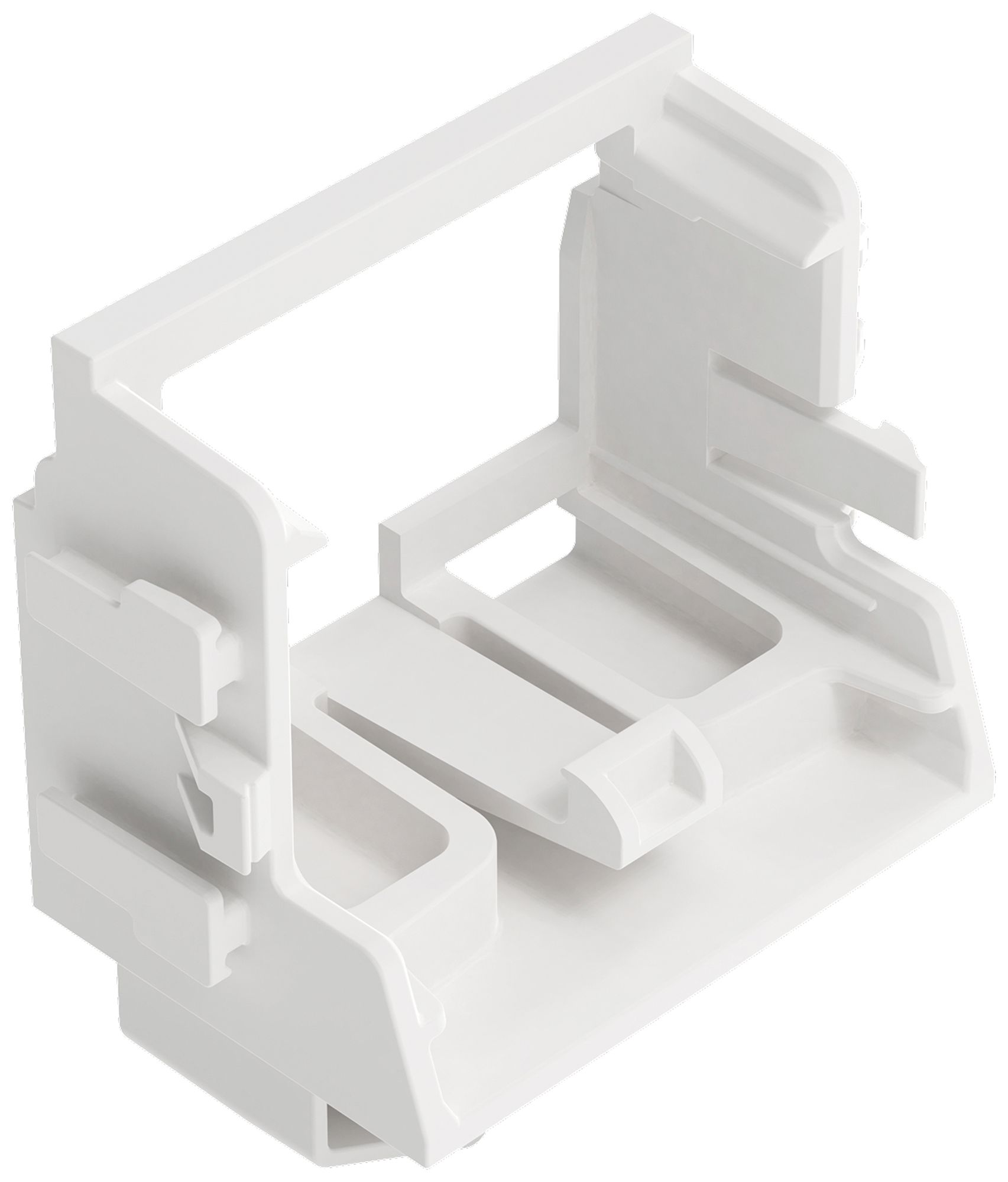 Befestigungsadapter WAGO o.Zugentlastung für 10×4mm² TH15 ws