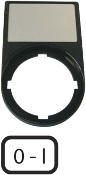 Schilderträger ETN RMQ O-I schwarz