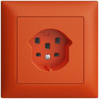 UP-Steckdose EDIZIOdue T25 16A orange, mit Steckklemmen