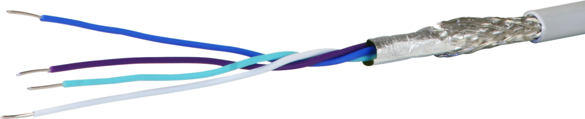Kabel Swissnet/ISDN U72M 1×4×0.6mm abgeschirmt halogenfrei Eca