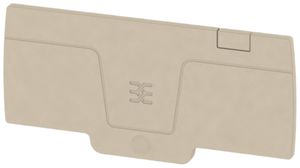 Abschlussplatte Weidmüller A-Reihe AEP AP11 84×2.4mm, beige