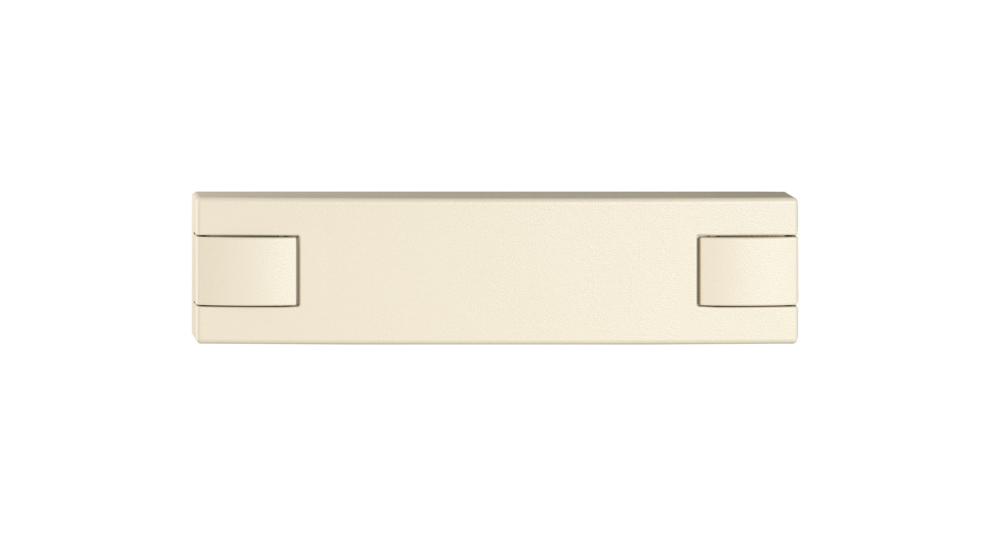 Poussoir 1/8 EDIZIO.liv SNAPFIX® p.KNX&UNI s.LED comm.à 2 touches cr