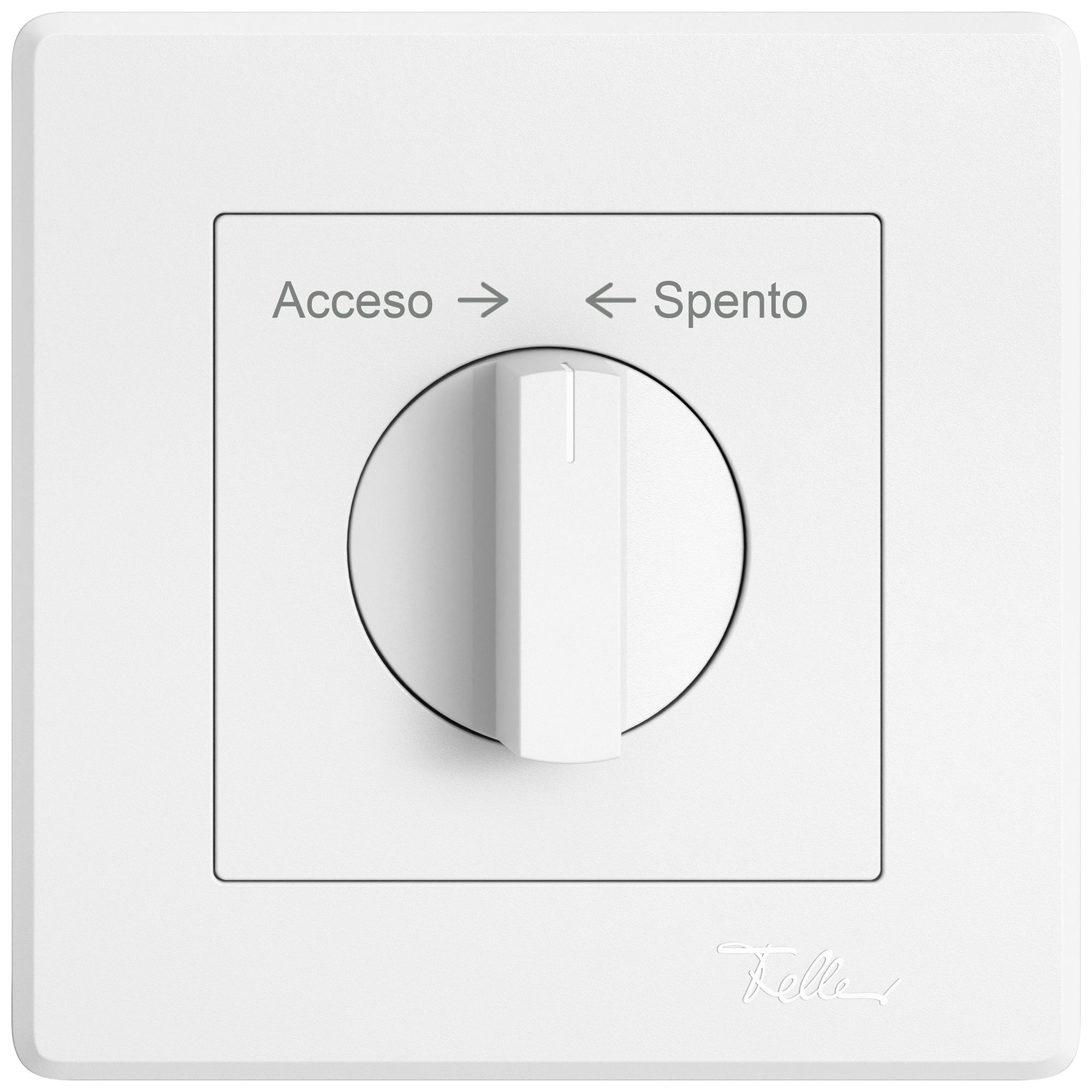 UP-Montageset EDIZIO.liv SNAPFIX® f.Schwenktaster m.Griff Acceso → ← Spento ws