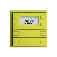 Pulsante RTH INC KNX 4×EDIZIOdue F lemon, con LED RGB