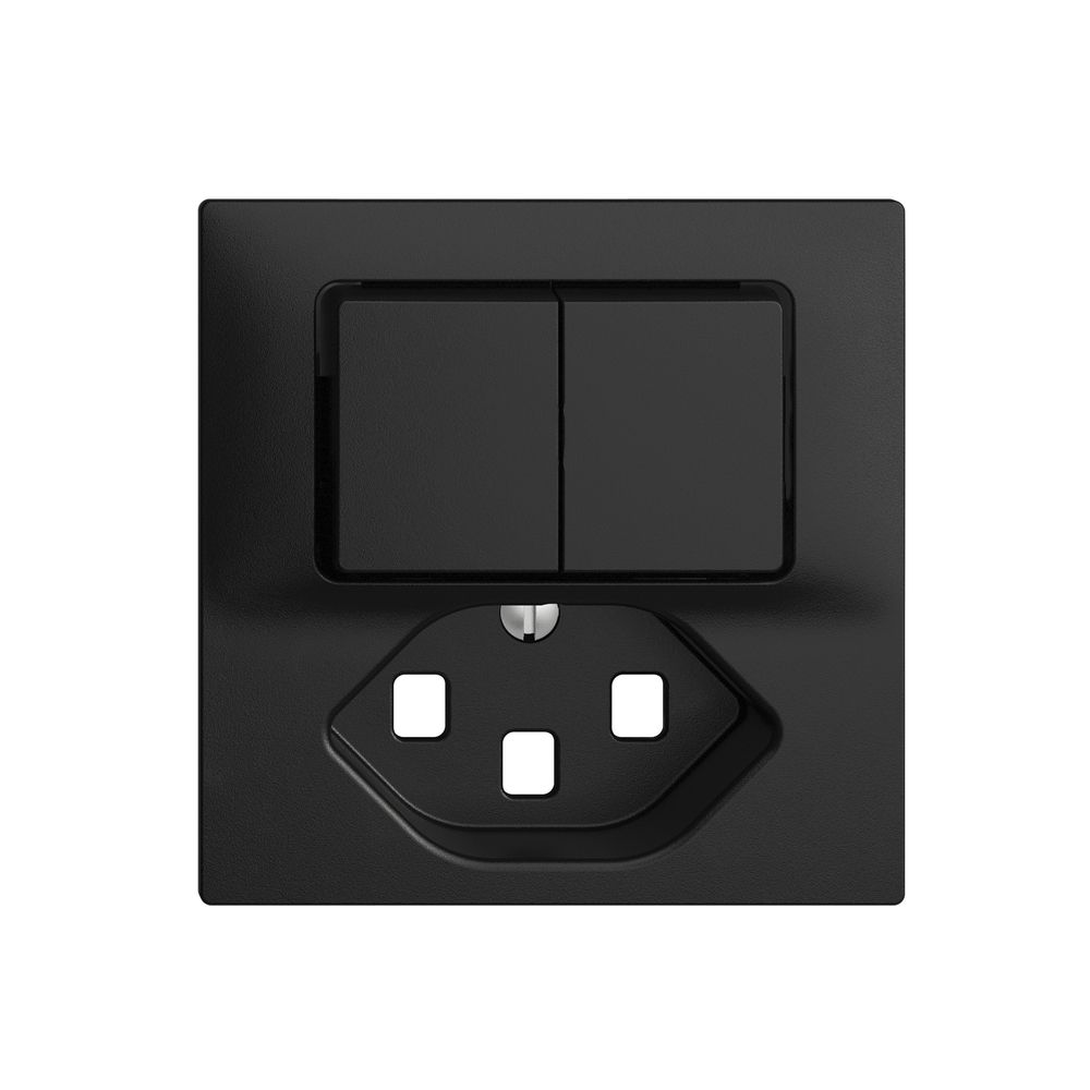 Kit frontale EDIZIOdue nero 60×60mm T23