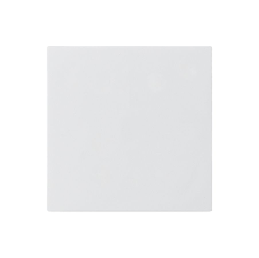 Frontplatte kallysto für Blindabdeckung weiss ohne Schraube