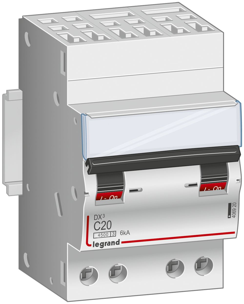 Leitungsschutzschalter Legrand C 4P 32A 4500A/6kA Steckanschl.