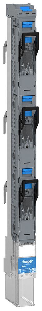 Barre de commutation HPC Hager FV+ NH00 1P 160A 690V 100kA raccordement à vis