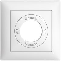 Frontset Aut.-Manuale-Aut.- Manuale EDIZIOdue 88×88mm weiss