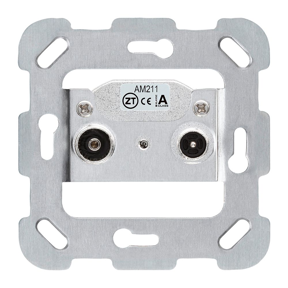 Intérieur pour prise antenne Hager R/TV montage F 11dB 2GHz