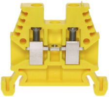 Morsetto di passaggio componibile WZ Ex 0.5…4mm² 32A 1000V vite 2×1 DIN 35mm gi