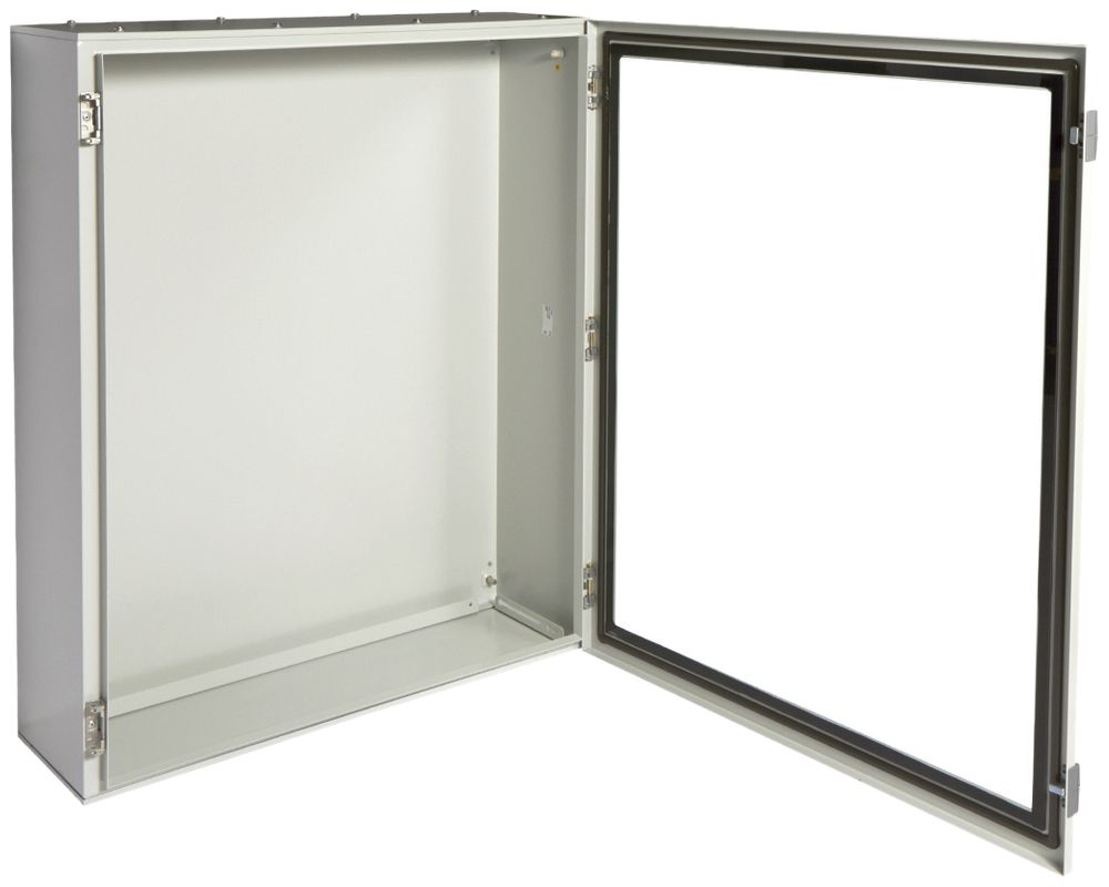 Coffret AP Hager Orion.Plus acier 800×950×250mm IP65 SKI panneton 2× grc porte