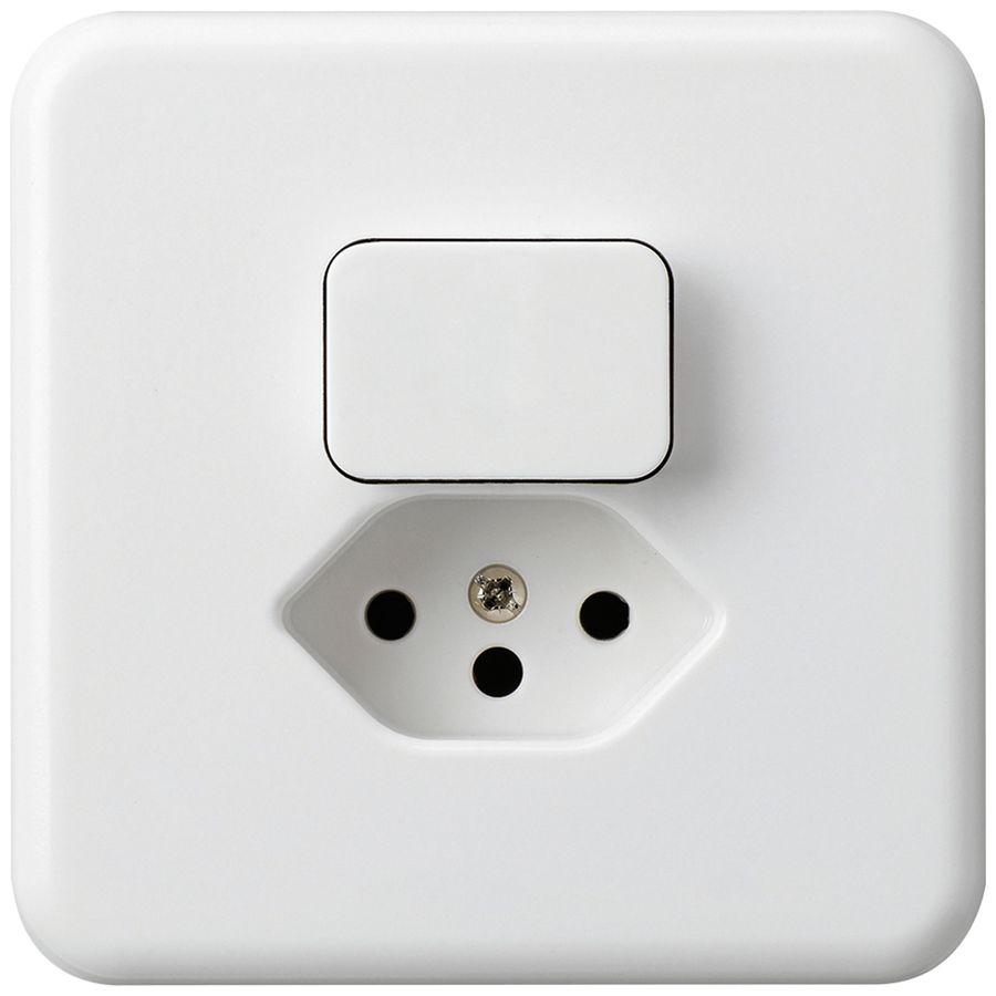 UP-Kombination I basico 6/1L+Typ 13 Front einteilig ohne KS weiss